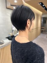 ロンドプロフィール 浦和(Lond profil)&nbsp;大人可愛い20代30代40代黒髪前下がりショートボブ丸みショート◎