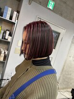 ラフィット 香椎(lafit)&nbsp;ブリーチカラーダブルカラーケアブリーチピンクブラウン髪質改善