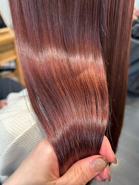 ◎ブリーチなしダブルカラー/ワインレッド/暖色◎ Mplus鹿嶋