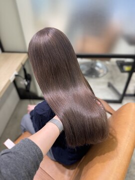 ミリー 梅田店(milly) ラベンダーベージュ*透明感カラー*ブリーチあり