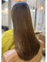 クオリア(QUALIA)&nbsp;フォギーベージュ×プレミアム縮毛矯正ロング/髪質改善 柏