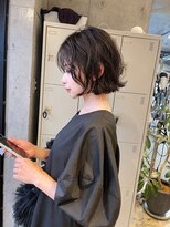エインアンリー 明治神宮前(AIN.ANLY.)&nbsp;ボブパーマ、ボブゆるめパーマ、ボブニュアンスパーマ