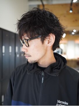 クオル キャスト 神戸三宮(QOL×cast) シャドウニュアンスパーママッシュ
