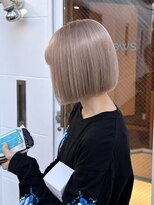 アフターニュース 新潟(afternews)&nbsp;ボブ/ミルクティーベージュカラー/ブリーチ/ダブルカラー/新潟