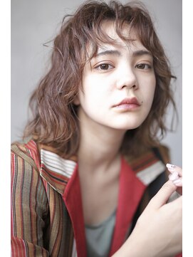 ソイ コンク 下北沢(soi conc) フロントカールミディアムウルフ