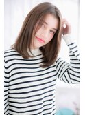 センターパートが大人かわいい☆好感ストレート