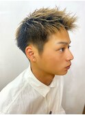 2021's 短髪ベリーショートかきあげバングスタイル