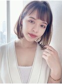 [K-two銀座]ハイライトとのバランスが◎Aラインボブ[銀座]