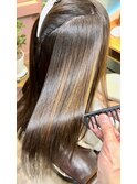 美髪ストレート×ロング