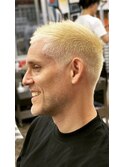 金髪ベリーショート<渋谷> <理容室> <バーバー>