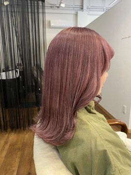 グレイスヘアーラン(grace hair Lan) ＊フルブリーチピンクベージュ＊