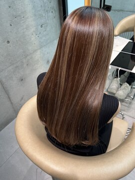 ロンドメリア 天神大名店(Lond Melia) ★大人ガーリー艶髪チョコレート髪質改善★ #髪質改善#縮毛矯正