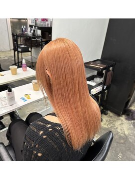 ゲーム 原宿店(GAME) オレンジ/ダブルカラー/ケアブリーチ/髪質改善/原宿