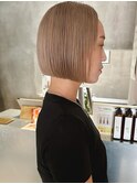ミニボブ/ショート/ショートヘア/前下がりボブ/ぱつっとボブ