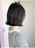 ボブ×グレージュ