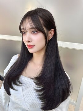 アフロートリノ(AFLOAT Leino) 大人可愛い韓国レイヤー　顔まわり前髪カット　ハイレイヤー#