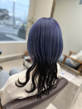 シエル 羽生店(Ciel) ブルーアッシュ　ロングウルフ