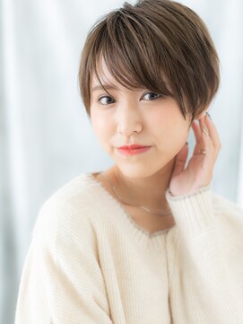 ドクターズ サロン ラブ(Dr's Salon LAB) 斜めバング大人かっこいい小顔束感ショートl古河20代30代40代