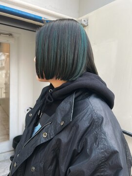 ベンジー 代々木上原店(benji) デザインハイライト　ターコイズブルー