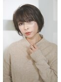 大人可愛い30代40代50代小顔◎マッシュショートボブウルフカット