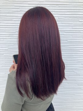 シャルムヘアー(charme hair) ブリーチなし!レッドカラー!