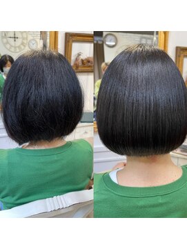 カシュカシュ(cache cache) 縮毛矯正　髪質改善美髪ストレート二子玉川用賀