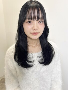 スティル カラン(STILL calin) ブルーブラック×レイヤーカット