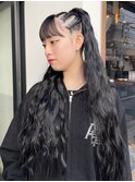 【立川CRES三木】成人式☆ポニーテールコーンロウ3