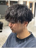 シャドウパーマ/ニュアンスパーマ/スパイラパーマ/波巻きパーマ