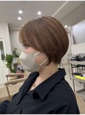 髪質改善マッシュショート