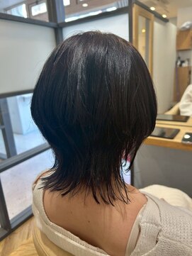 ヘア ルーナ バイ アプリーレ(hair lune by Aprire) 大人かわいい20代30代くびれハイレイヤー×黒髪暗髪