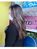 【外国人風ハイライト】カット+カラー+ハイライト/ブリーチ 16500円[伊丹]