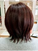 ミセス 大人可愛いくびれミディアム こっくりカラー