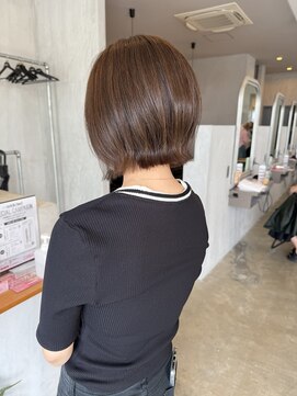 シェル 津山の手店(shel) 大人くびれボブブラウンベージュ