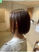 ハイライトカラー上品ストレートボブ