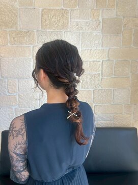ヴァン カウンシル 川口店(VAN COUNCIL) 編み下ろし×ヘアアレンジ【東川口　ヘアセット】
