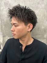 メンズサロン キング 心斎橋店(Men’s salon K!ng) ホワイトメッシュ/ツイスト/ツイスパ/パーマ/メンズ/眉毛/心斎橋