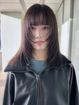 フォト イケブクロ(foto IKEBUKURO) ◯透明感たっぷり顔まわりしっかりレイヤー/モカブラウン