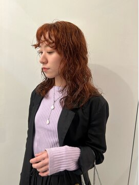 シータ(sheta) 【表参道sheta小林】小顔ニュアンスパーマココアベージュ