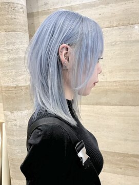 ヴィア 京都烏丸(Via) ペールブルー/ブルーシルバー/ハイトーン/髪質改善/ブリーチ