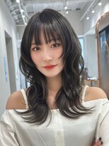 ロンド メリー 大宮(Lond merry)&nbsp;暗めカラー/姫カットレイヤー/マロンベージュ/くすみベージュ