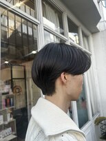 サンクチュアリー 千里山店(Sanctuary) 襟足ありマッシュ