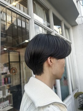 サンクチュアリー 千里山店(Sanctuary) 襟足ありマッシュ