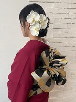 シキ(SIKI)&nbsp;シニヨン/成人式ヘア/着物アレンジ