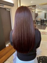 ナナナ パレナ 宝塚店(nanana parena) 髪質改善/縮毛矯正/暖色カラー/ほんのりレッド/大人可愛い