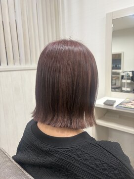 エルゴ 川崎西口(ergo) 白髪を生かしたピンクカラー