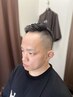 [フェードカット]メンズカット+シャンプー+シェービング+眉毛カット￥9,350～