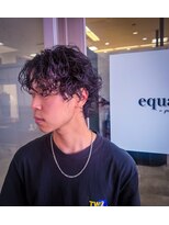イコール(equal) King Gnu 常田風センターパートスパイラルスタイル
