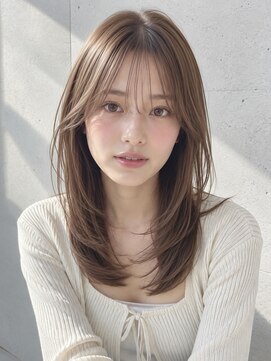 ノア 三宮店(NOA) 【NOA】韓国風内巻きワンカール×レイヤー×シースルーバング