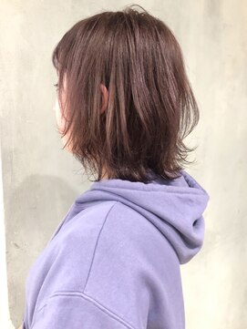 アルバム 渋谷パルコ(ALBUM) ラベンダーレイヤー_外ハネボブアッシュブラウン_ba274351